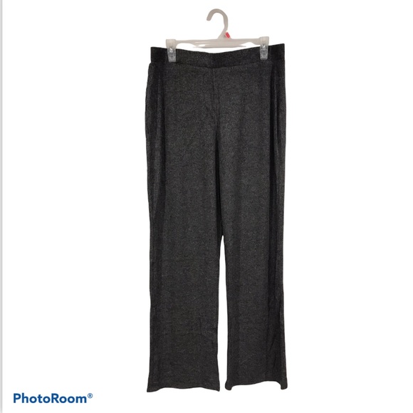 Ribbed Dolman Sleeve Loungewear Set Charcoal - Picture 4 of 13